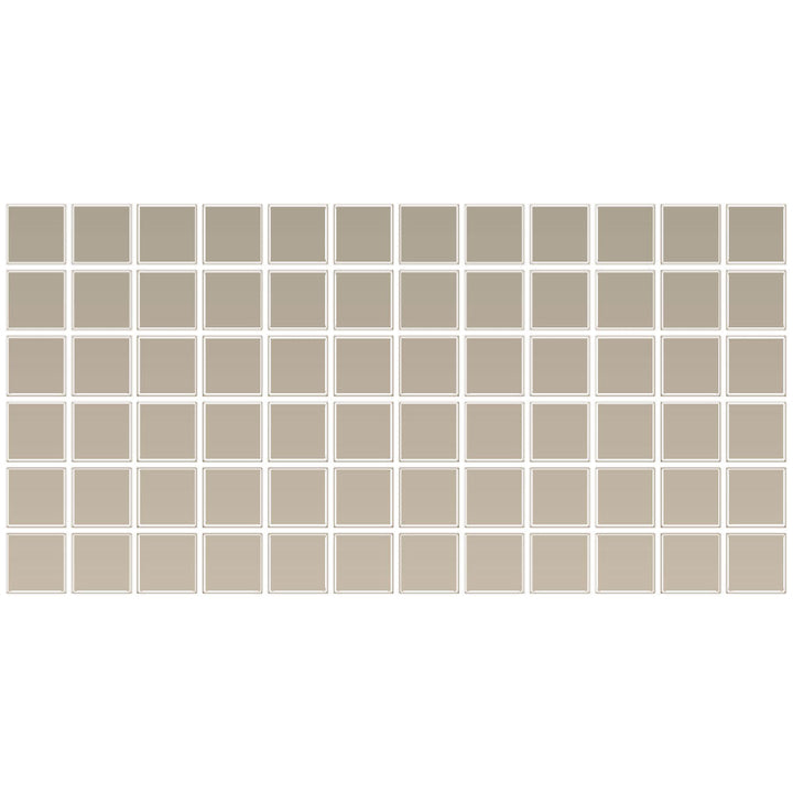 Daltile Color Wheel Mosaic 2" X 2" Straight Joint Glossy Urban Putty