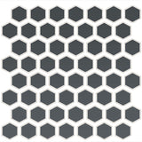 Daltile Color Wheel Mosaic 12" X 14" Hexagon Matte Matte Chalkboard