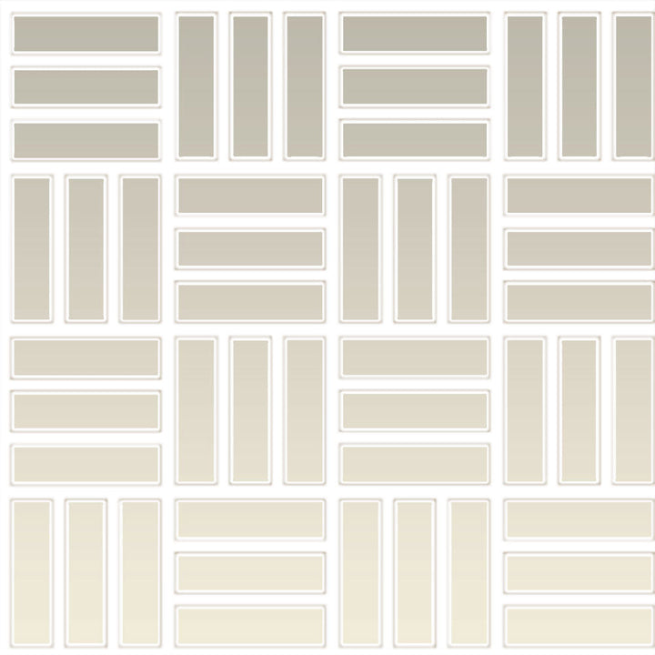 Daltile Color Wheel Mosaic 1" X 3" Lattice Weave Matte Matte Biscuit
