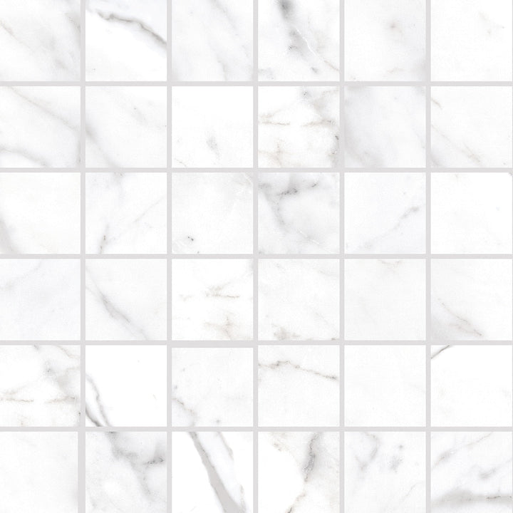 Daltile Costar 2" X 2" Mosaic Straight Joint Calacatta Empire