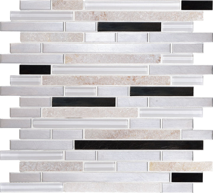 Daltile Endeavors 12" X 12" Mosaic Random Avant Garde Bld