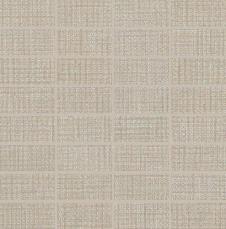 Daltile Fabric Art 1" X 3" Mosaic Straight Joint Modern Textile Taupe