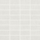 Daltile Fabric Art 1" X 3" Mosaic Straight Joint Modern Textile White