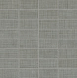 Daltile Fabric Art 1" X 3" Mosaic Straight Joint Modern Textile Medium Gray