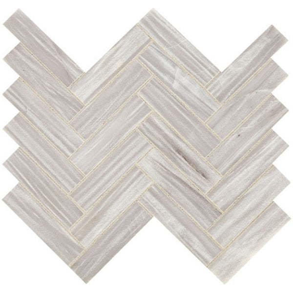 Daltile Fonte 1" X 4" Herringbone Nautical Grey