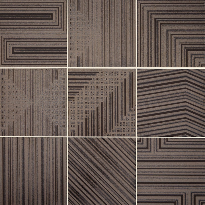 Daltile Geometric Fusion 8" X 8" Mixed Amber