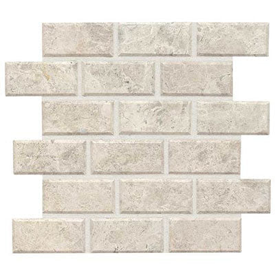 Daltile Limestone 2" X 4" Brick Joint Arctic Gray
