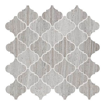 Daltile Limestone 3" X 3" Baroque Chenille White
