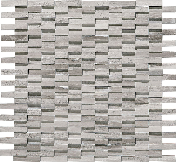 Daltile Limestone 12" X 13" Cladding Chenille White