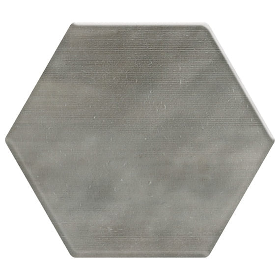 Daltile Mesmerist 4" X " Hexagon Undulated Charm
