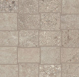 Daltile Museo 2" x 3" Abstract Mosaic 12" x 12 Matte Natural Grey