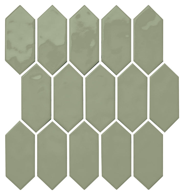 Daltile Mythology 2" X 5" Picket Mosaic Chronos
