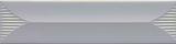 Emser Euphoria Arrow 3"x12"  Silver