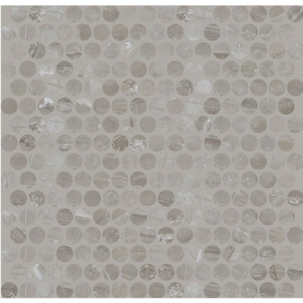 Daltile Famed 11" X 13" Mosaic Penny Rounds Fortune