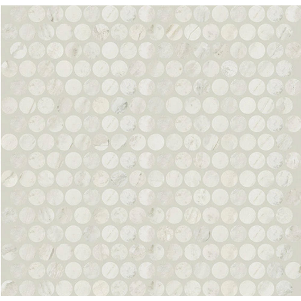 Daltile Famed 11" X 13" Mosaic Penny Rounds Iconic