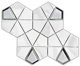 Emser L'Amour 9"x11" Kaleidoscope Mosaic White
