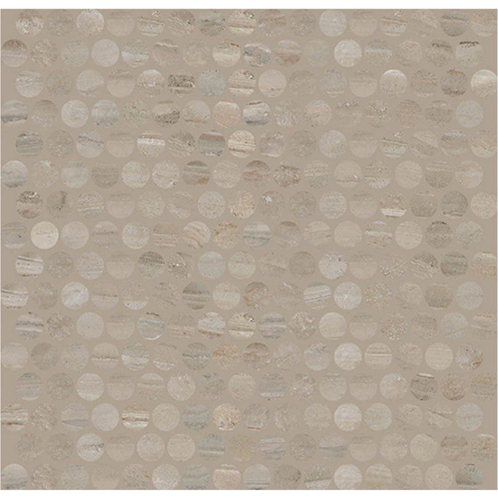 Daltile Famed 11" X 13" Mosaic Penny Rounds Luxe