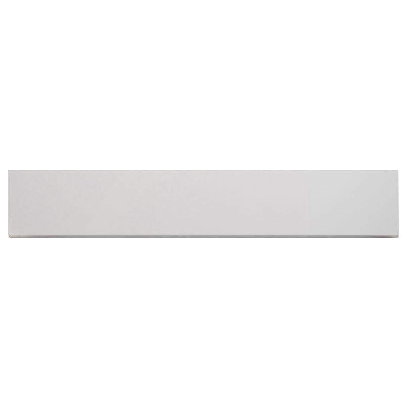 MS International Aria 3" x 18" Bullnose Polished Bianco