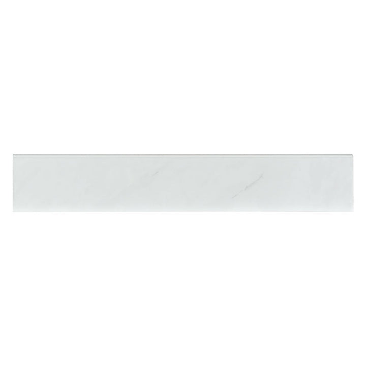 MS International Aria 3" x 18" Bullnose Polished Ice