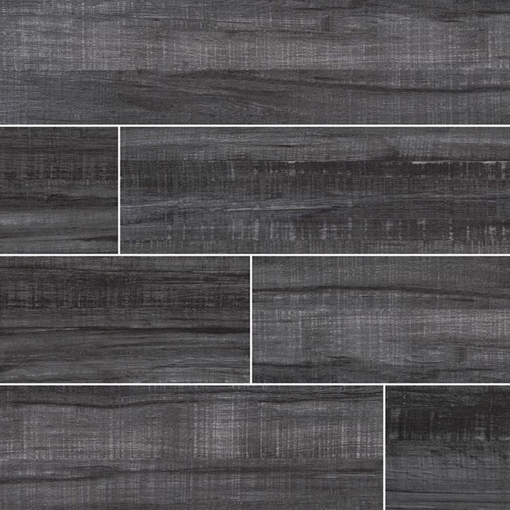 MS International Belmond 8" x 40" Matte Obsidian