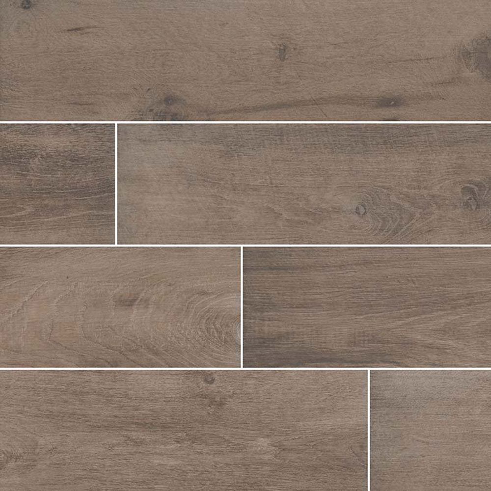 MS International Cottage 8" x 48" Matte Brown