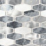 MS International Decorative Mosaic 12" x 12" Elongated Hexagon Ankara