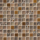 MS International Decorative Mosaic 12" x 12"  Manhattan Blend