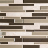 MS International Decorative Mosaic 1" x 2" Interlocking Kings Gate