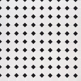 MS International Domino 12" x 12" Octagon 2" White And Black