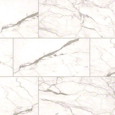 MS International Essentials 12" x 24" Matte  White Vena