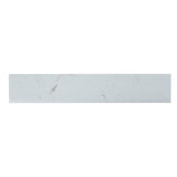 MS International Essentials 3" x 18" Bullnose Matte White Vena