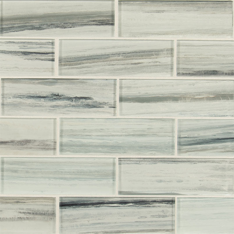 MS International Decorative Mosaic 12" x 12" Subway 2" x 6" Malta Cliffs