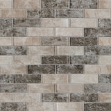 MS International Decorative Mosaic 12" x 12" Subway 2" x 6"  Savoy