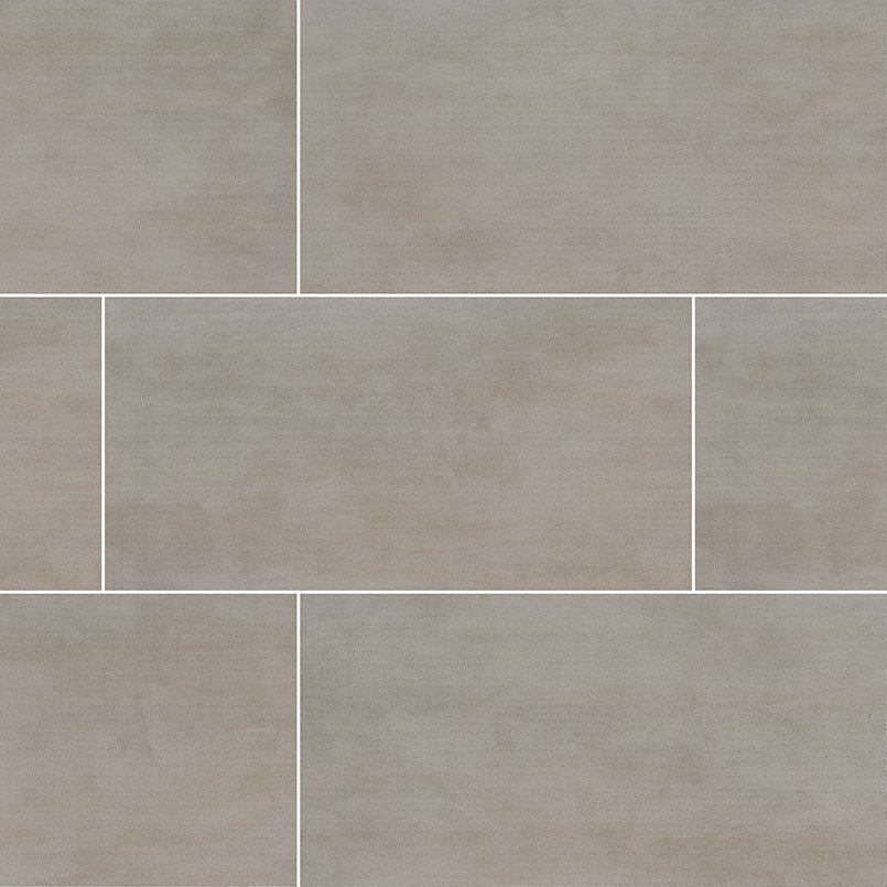 MS International Gridscale 12" x 24" Matte Gris
