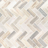 MS International Decorative Mosaic 12" x 12" Herringbone Angora