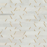 MS International Decorative Mosaic 12" x 12" Stack Metro Gold
