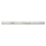 MS International Natural Stone Marble 0.75" x 0.75" Pen Molding Honed Arabescato Cararra