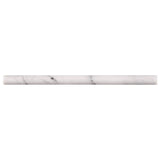 MS International Natural Stone Marble 0.75" x 0.75" Pen Molding Honed Calacatta Cressa
