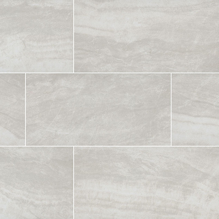 MS International Praia 12" x 24" Matte 9.6mm Grey