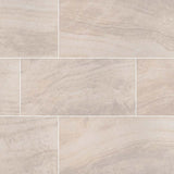 MS International Praia 12" x 24" Matte 9.6mm Crema