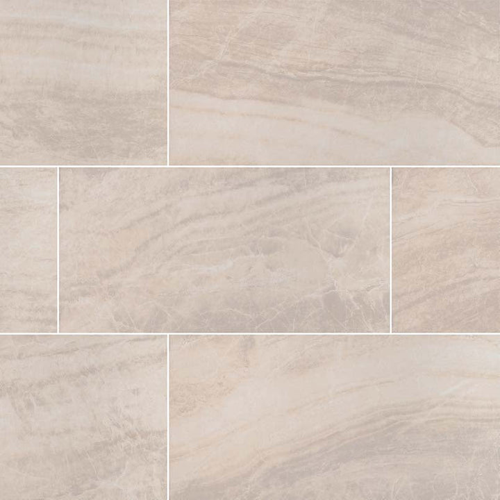 MS International Praia 24" x 48" Polished Crema