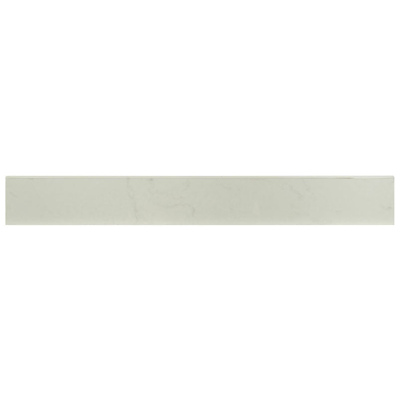 MS International Praia 3" x 24" Bullnose Matte 9.9mm Carrara