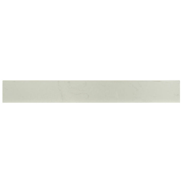 MS International Praia 3" x 24" Bullnose Polished Carrara