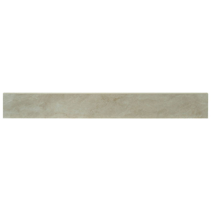 MS International Praia 3" x 24" Bullnose Matte 9.9mm Crema