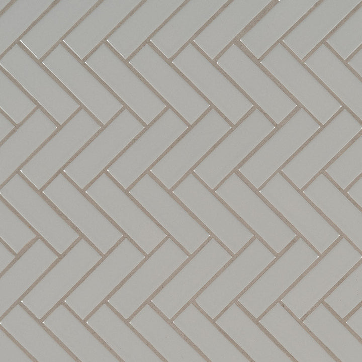 MS International Domino 12" x 12" Herringbone Gray