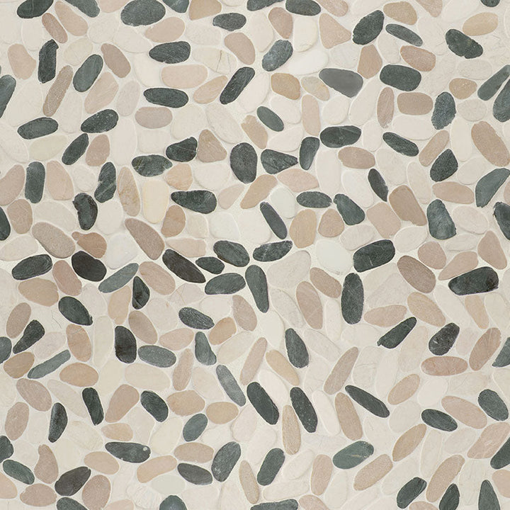 MS International Rio Lago 12" x 12" Pebble Metropolitan