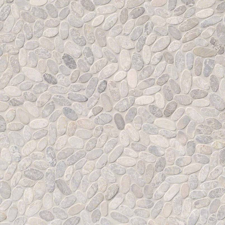 MS International Rio Lago 12" x 12" Pebble Sliced Ash