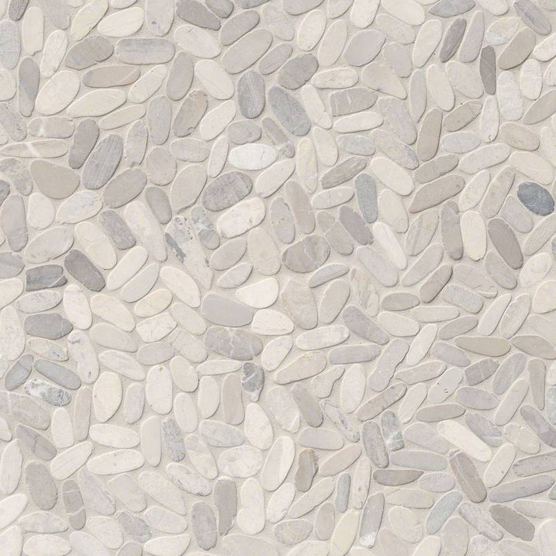 MS International Rio Lago 12" x 12" Pebble Sliced Truffle