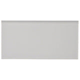 MS International Domino 3" x 6" Bullnose Gray