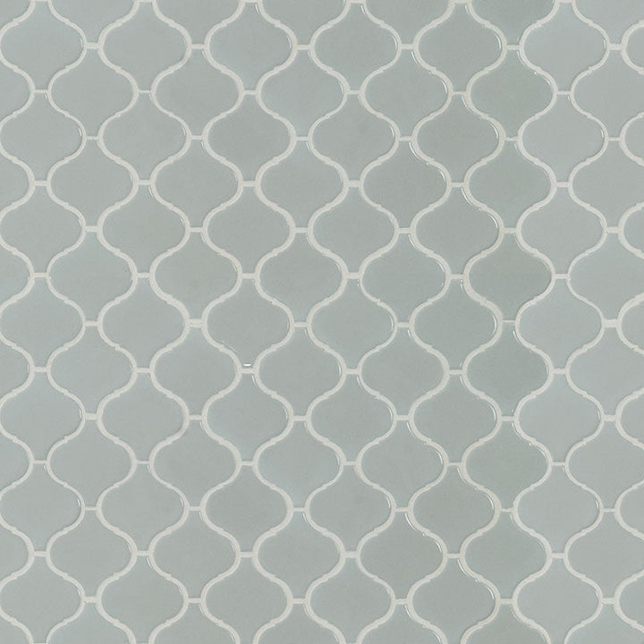 MS International Domino 12" x 12" Arabseque Gray